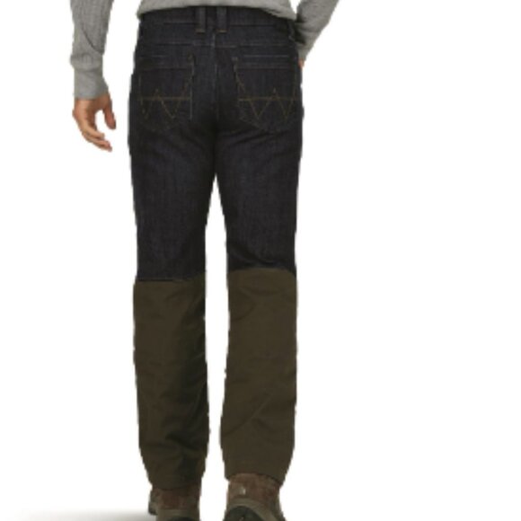 Men's 42x30 Wrangler ATG Denim Upland Pants | Heavyweight Denim Water Repellent - Picture 11 of 11